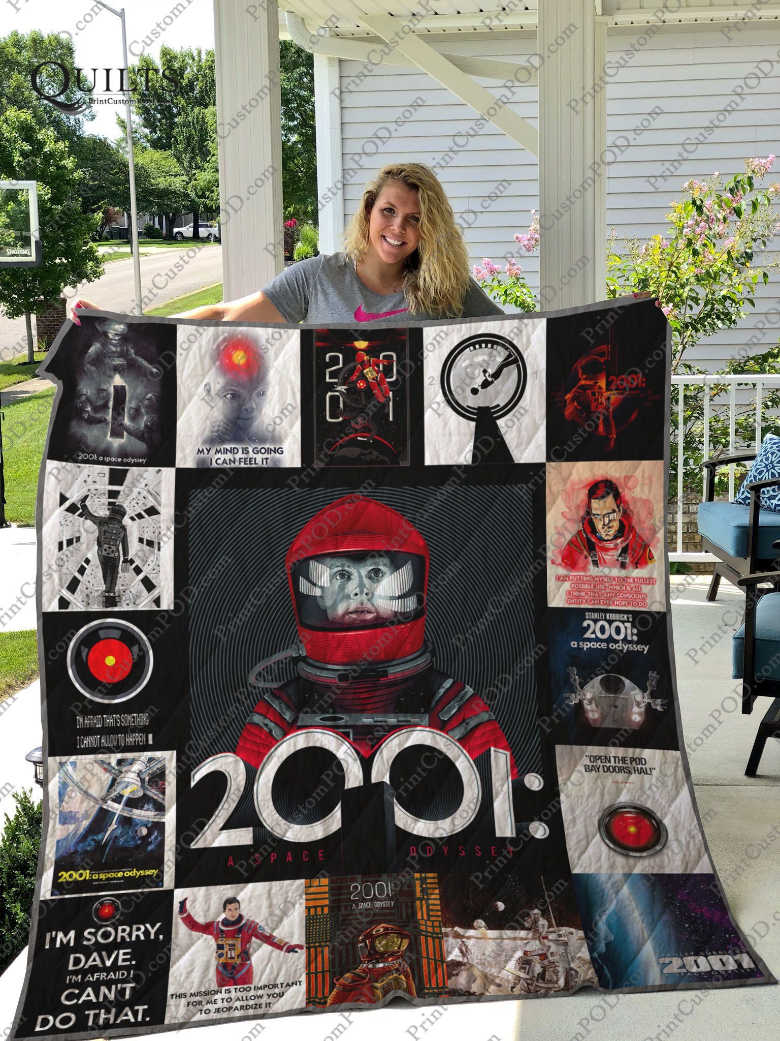 2001 A Space Odyssey Quilt Blanket For Fans