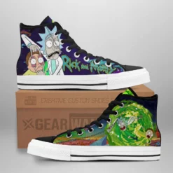 Rick and Morty High Top Shoes Custom For Fans