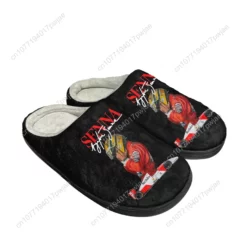 Ayrton Senna Formula 1 Racing Legend Plush Fleece House Slippers