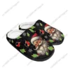 Santa Claus Christmas Plush Slippers - Cozy Holiday House Shoes for Men & Women