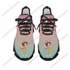 Women's & Men's Lightweight Nurse Cartoon Sneakers - Comfortable Medical Themed Running Shoes