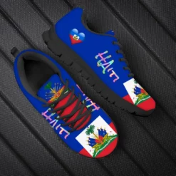 Haiti Flag Men's & Women's Lightweight Running Shoes - Haitian Pride Sneakers