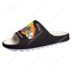 Judas Priest Painkiller Album Art Slide Sandals - Black Unisex Summer Beach Shoes