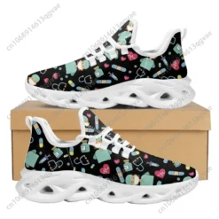 Medical Nurse Theme Blade Running Shoes - Lightweight Doctor Print Sneakers for Men & Women