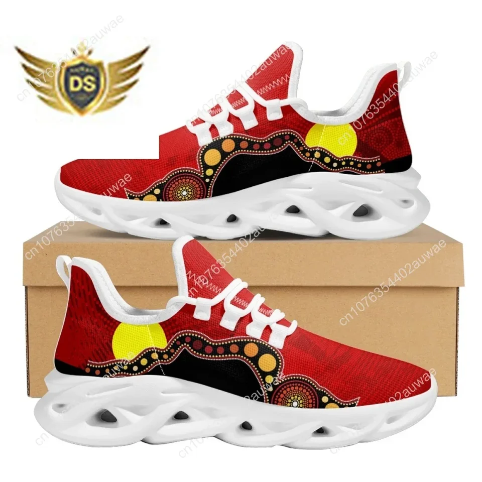 Aboriginal Dot Art Print Lightweight Running Shoes - Men's & Women's Breathable Mesh Sneakers