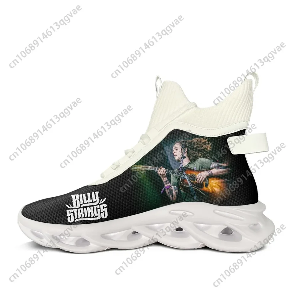 Billy Strings Graphic High Top Sneakers - Breathable Men's Mesh Athletic Shoes