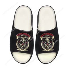 Black Sabbath The End Band Graphic Slide Sandals - Comfortable Heavy Metal Footwear