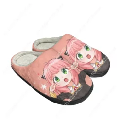 Spy x Family Anya Forger Plush Indoor Slippers - Warm Soft House Shoes