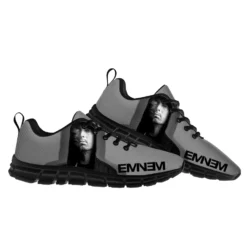 Eminem Hip Hop Graphic Sneakers - Men's and Women's Lightweight Breathable Running Shoes