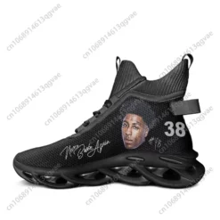 YoungBoy Never Broke Again NBA High-Top Men's Black Sneakers