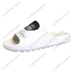 Childish Gambino Donald Glover Portrait White Slide Sandals - Men's & Women's Casual Footwear