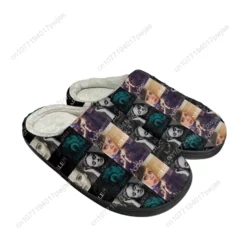 Adele Album Covers Collage Fleece-Lined House Slippers for Men and Women