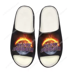 Black Sabbath Band Heavy Metal Rock Music Slide Sandals Slippers