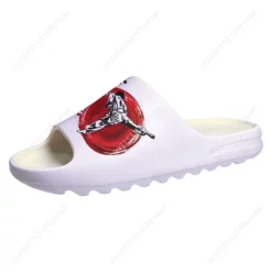 White Martial Arts Karate Kick Slide Sandals - Lightweight Comfort Beach Shoes