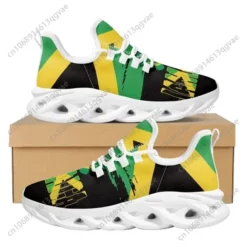 Jamaica Flag Men's Lightweight Running Shoes Athletic Sneakers