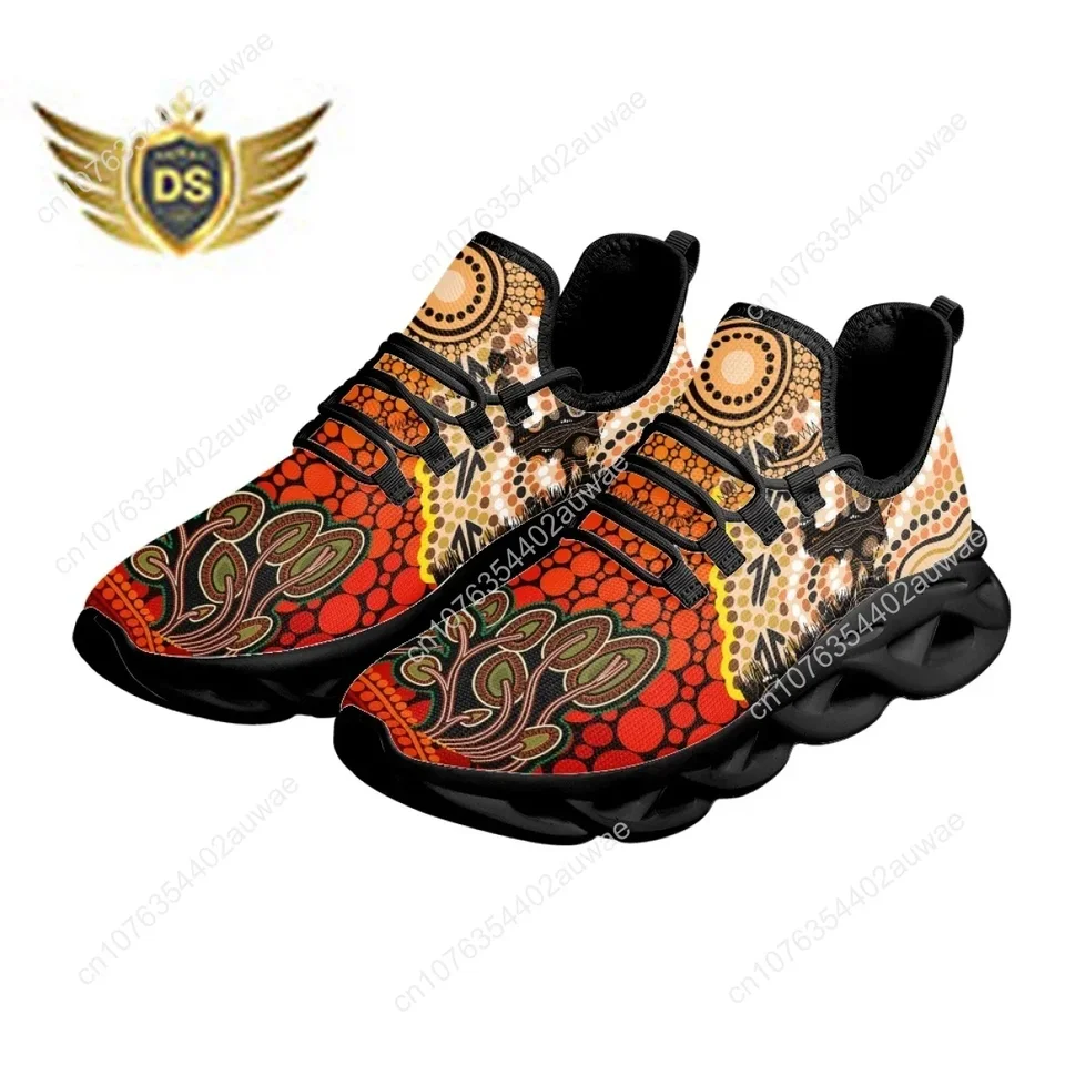 Aboriginal Dot Art Inspired Lightweight Sneakers - Colorful Running Shoes for Men and Women