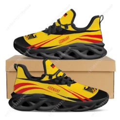 Germany Flag Sneakers - Men's and Women's Lightweight Breathable Running Shoes