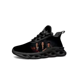 Twilight Saga Graphic Black Running Shoes - Edward, Bella, Jacob Men's & Women's Sneakers
