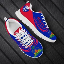 Haiti Flag Lightweight Running Shoes - Haitian Pride Men's and Women's Sneakers