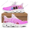 Women's Nurse Themed Pink Lightweight Sneakers - Breathable Medical Professional Walking Shoes
