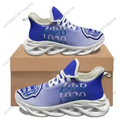 Zeta Phi Beta ZΦB 1920 Sorority Women's Running Shoes - Blue and White Gradient