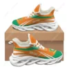 Ivory Coast Flag Sneakers - Cote d'Ivoire National Pride Athletic Running Shoes for Men and Women
