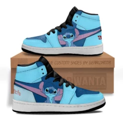 Stitch Kid J1s Sneakers Custom