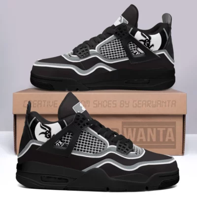 White Sox Aj4 Sneakers Custom Shoes